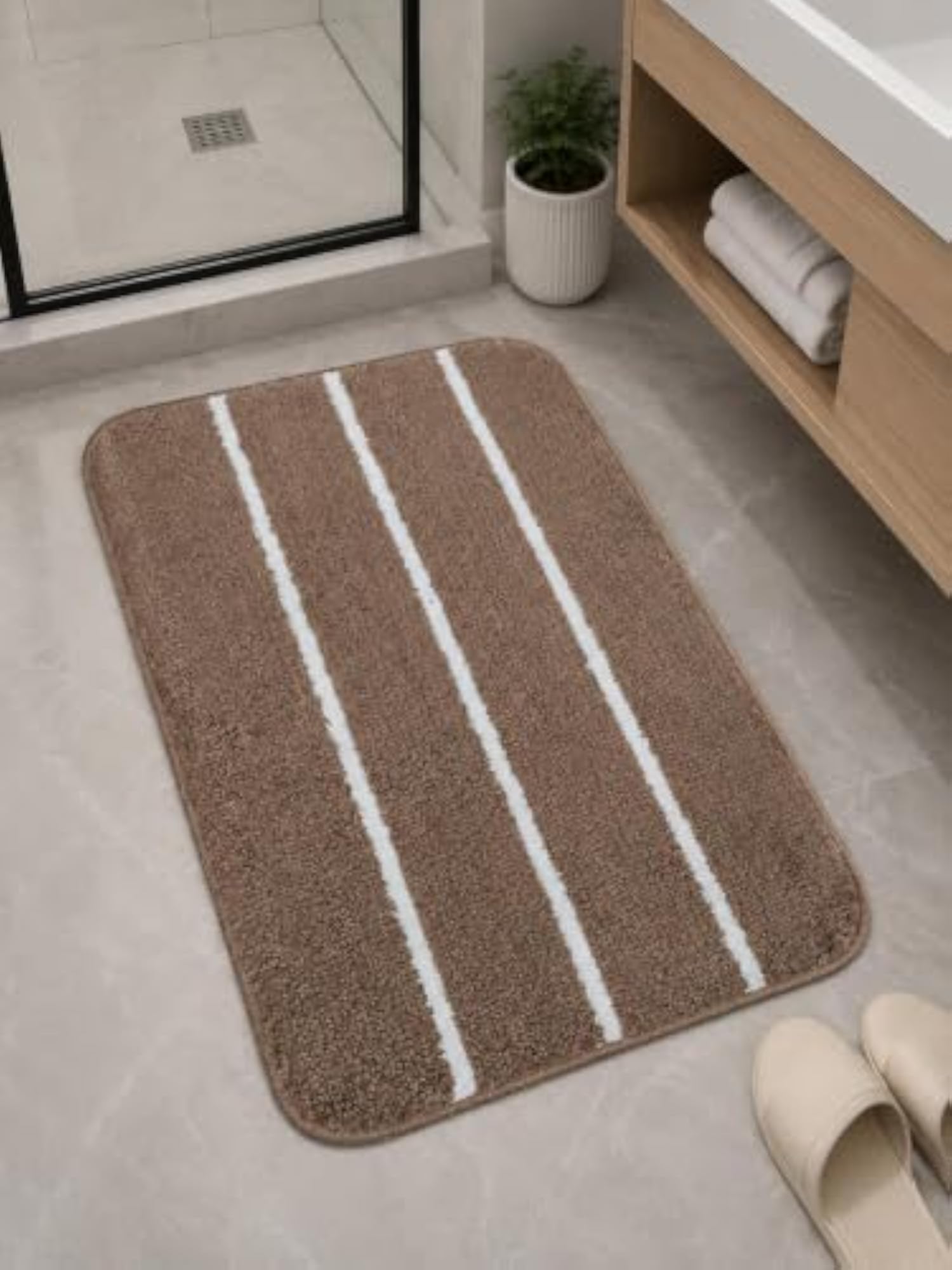 Soft Microfiber Quick Dry Non-Slip Bath Mat