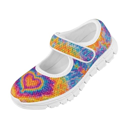 BIGCARJOB Mary Janes Shoes for Little Kids Tennis Shoes Flats Cute Ballet Dress Shoes School Uniform Shoes Athletic Gym Shoes