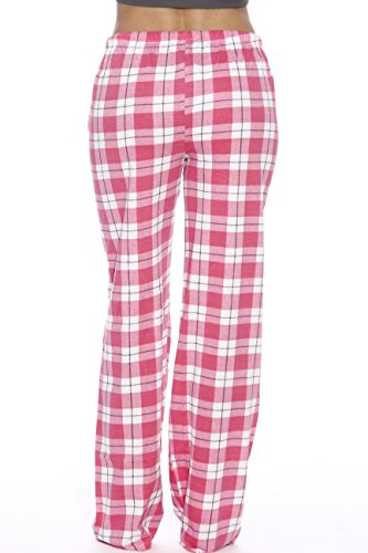 Image of Just Love Women's 100% Cotton Plaid Pajama Pants, Jersey Knit Sleep and Lounge PJ Bottoms