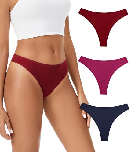 String en laine mérinos respirant lot de 3 culottes de sport anti-odeurs