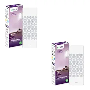 EcoLink Libra 15W Wall Light (Cool White,Pack of 2)