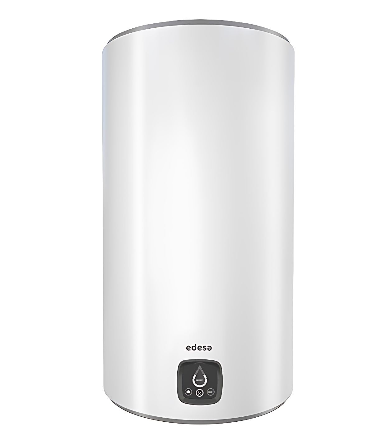 Edesa Digital 80L - Termo Eléctrico 80 Litros Vertical, Calentador de Agua con Pantalla Digital, Función Smart, 86,0 x 43,3 x 45,1 cm, Color Blanco, Eficiencia Energética B [Rango (A+/F)]