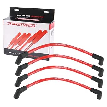 Marine Spark Plug Wire Set 10mm 18-8839 Replacement for Johnson Evinrude