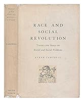 Race And Social Revolution: Twenty-one Essays on Racial and Social Problems B0006EJG3W Book Cover
