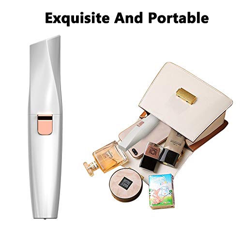 Image of Rechargeable Eyebrow Trimmer Hair Remover For Men And Women,2 In 1 Painless Eyebrow Trimmer,Built-In Led Light,Suitable For Facial,Eyebrow,Nose,Body Hair Trimming