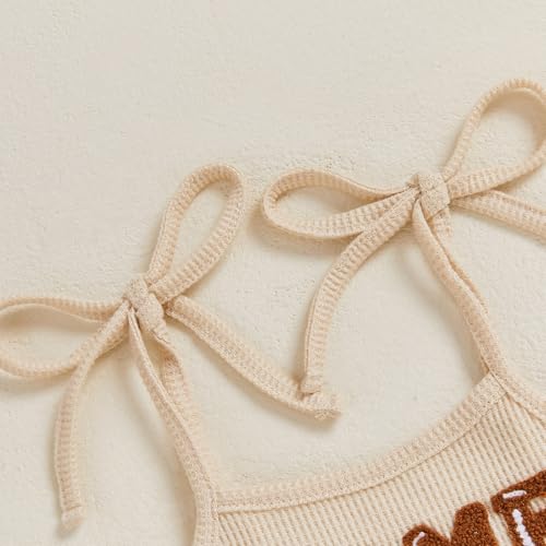 Toddler Baby Girl Christmas Outfit Jumpsuit Spaghetti Strap Merry Romper Bell Bottoms Outfits3