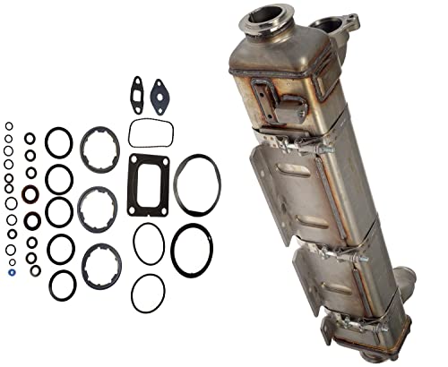Dorman 904-5080 Exhaust Gas Recirculation (EGR) Cooler Compatible with Select Models - Dorman EGR Cooler 904-5080 - Dorman HD EGR COOLER - Dorman Heavy Duty Exhaust Gas Recirculation Cooler for Freightliner - HD EGR Cooler - Heavy Duty EGR Cooler - Exhaust Gas Recirculation Gas Cooler - This EGR cooler has been engineered to match the fit and function of the original EGR cooler on specific vehicle years, makes and models. It has undergone rigorous testing and OEM benchmarking to ensure reliability. - 2015-12 - Heavy Duty EGR Cooler