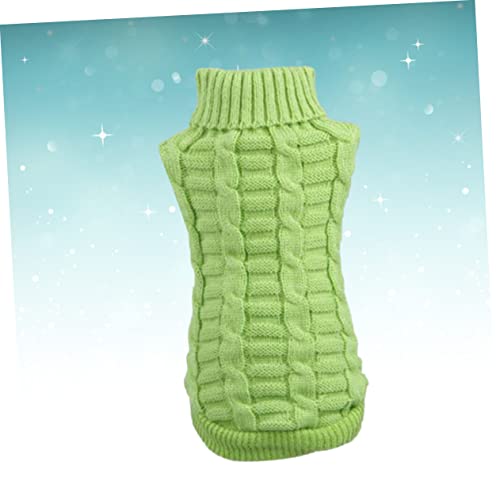 Pull pour chien couleur unie POPETPOP costume douillet pour animaux 3 pièces - 6