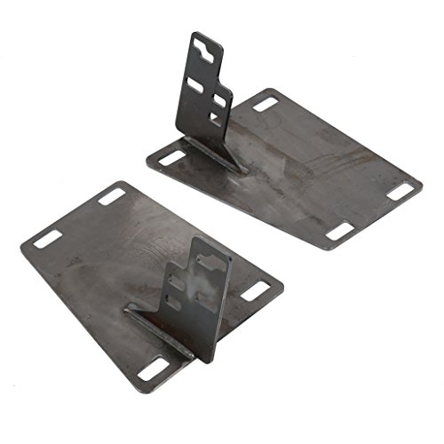 4th to 2nd gen Bumper Conversion Brackets fit Dodge Ram 1500 2500 3500 from 94-02 2nd gen body (Electrophoresis Painted Unpainted) (Unpainted)