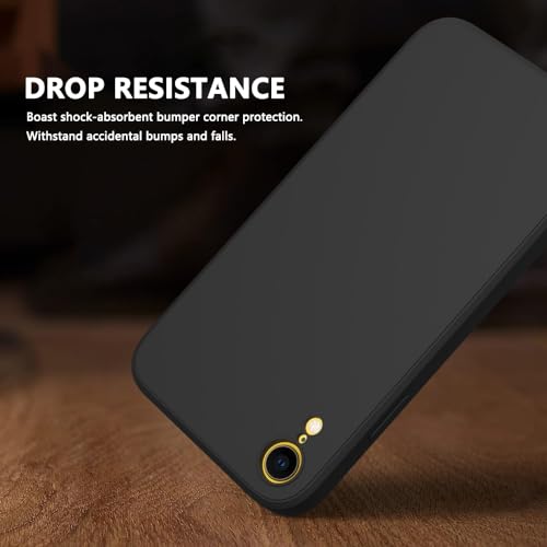 Image of for iPhone XR Case Black, Scratch Resistant with Soft Touch, Slim Thin Phone Cover for iPhone XR 6.1 inch