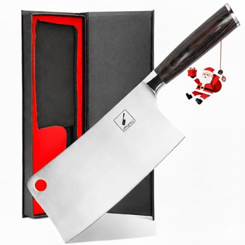 imarku Cleaver Knife 7 Inch Meat Cleaver - SUS440A...