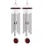 2 Pack Pgzsy Memorial Wind Chimes Outdoor Large Deep Tone, Elegant Sympathy Wind-Chime Personalized with 6 Tuned Tubes for Garden Patio Balcony and Home