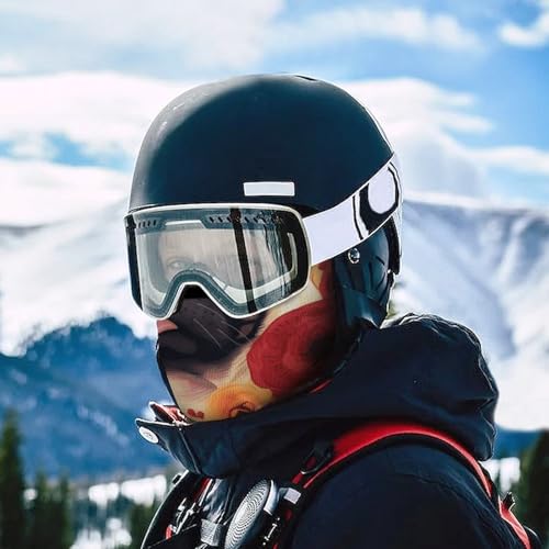 Balaclava con diseño Pug Flower para hombre y mujer, máscara facial de protección solar transpirable de cobertura total para senderismo, ciclismo, running y conducción miniatura 5