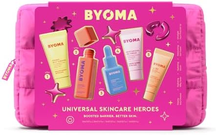 BYOMA Universal Skincare Heroes (5-Piece Kit) - Skincare Gift Set...