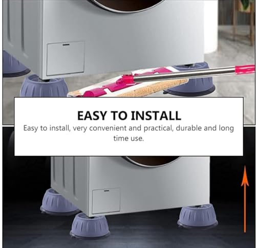 Image of Stand Suitable for Air Cooler, Refrigerator, Washing Machine, Water Cooler Material Plastic, Rubber (9 cm x 4 cm)