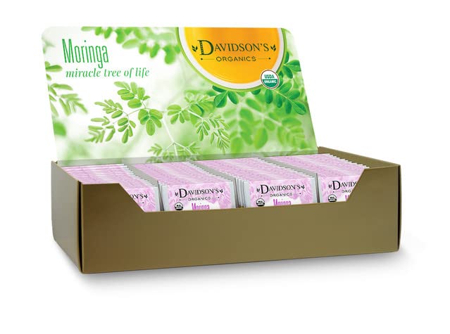 Davidson's Organics, Moringa Chamomile Lavender, 100-count Individually Wrapped Tea Bags image 3