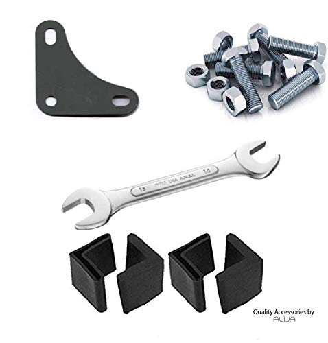 ALIJA Slotted Angle Metal Rack with Shelf Shelving Unit Multipurpose Rack (6 Shelf, 6 X 3 X 1 Ft. / 72 X 35 X 12 Inch) (Black, 20 Gauge Shelves, 14 Gauge Angle Powder Coated)