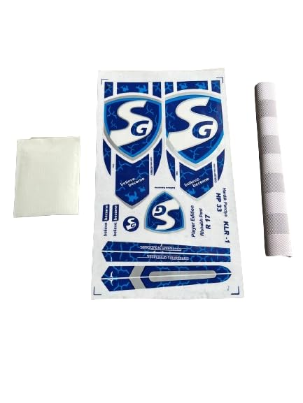 cricket bat sticker super black & blue edition with grip & water proof bat protection tape (B0CNRX7BRV) Amazon Price History, Amazon Price Tracker