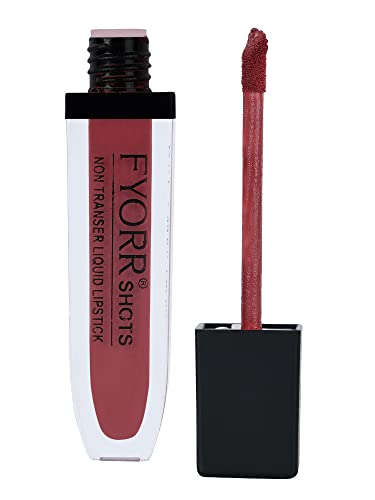 Image of Ultra Pigmented Smudeproof Super Hydrating Single Coat Application Matte Liquid Lipstick, 6ml (Paraben Cruelty Free) (Pinky Rest)