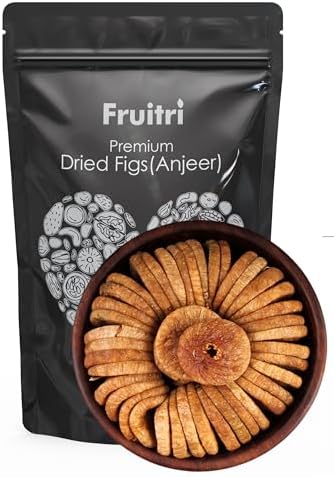 Fruitri Premium Dried Figs (Anjeer) – 500g | Naturally Sweet | No Added Sugar | No Preservatives | Source of Dietary Fiber