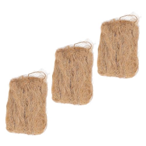 Gogogmee Professional Firestarters 3pcs Jute Silk Fire Tools Camping Flame Starter Accessories