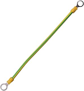 NIHENHAO Cable de conexión a tierra solar fotovoltaico con agujero de 9 mm, color amarillo y verde