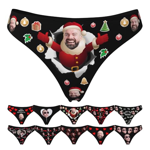 Custom Thongs With Name On It Custom Panties For Women Customized Sexy Underwear Add Your Photo Face Name M D235