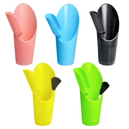12PCS Bonsai Soil Scoop Set - Plastic Garden Scoops Small Mini Potting Shovels, Dual-Size Succulent...