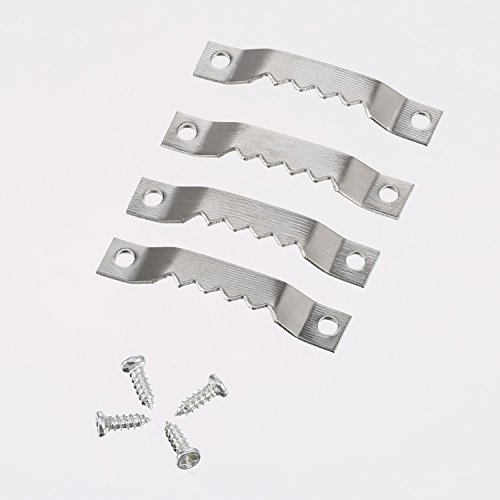 100 Pezzi Ganci da Appendere per Foto Seghettato