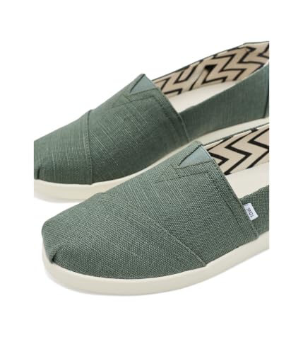 Image of TOMS Women's Alpargata Plus Slip On Espadrille, Textile Upper, Relaxed Fit, CloudBound Insole, Stretchy Easy On and Off