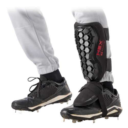 Protège-tibia McDavid MD21380 HEX jambe gauche noir