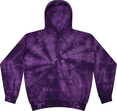 Image of Colortone Tie Dye Pullover Hoodies for Women and Men - Classic Fit Sweatshirts
