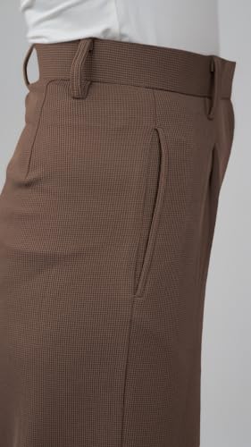Image of GRECIILOOKS Trousers for Woman | Womens High Rise High Waist Flared Korean Style | Formal Pant for Women Office Wear| Track Pants for Womans Elegant for College & Events (Available in Plus Size)