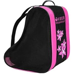 Cubre Patines Unicornio perfeclan Bolsa de Patinaje, Unisex Transpirable, Bolsa de Transporte, Correa de Hombro Ajustable, Bolsa de Almacenamiento, Accesorios para Patines, Rosado