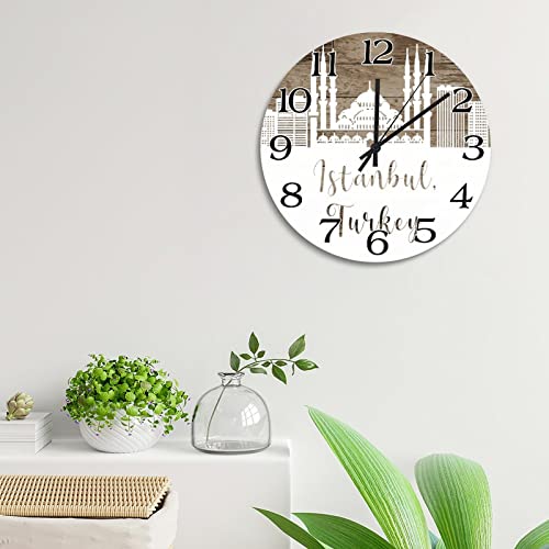 Horloge murale Istanbul 38cm à piles pour rompre la monotonie