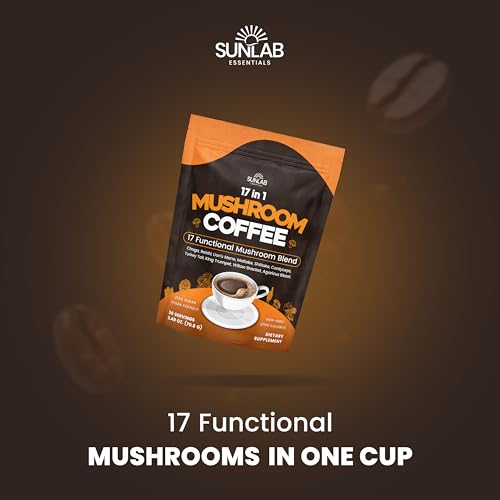 Organic Mushroom Coffee 17-Mushroom Instant Blend