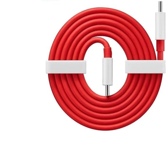 Image of Original 80W One Plus Dash Warp Charge Cable, 6.5A Type-C to USB C Pd Data Sync Fast Charging Cable Compatible with One Plus 8T / 9 / 9R / 9 Pro / 9Rt / 10R / Nord & for All (fast43)