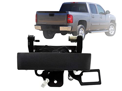 Auto Parts Avenue APA Replacement Textured Black Tailgate Handle with Locking for 2007-2014 Silverado Sierra 1500 2500 3500 GM1915124