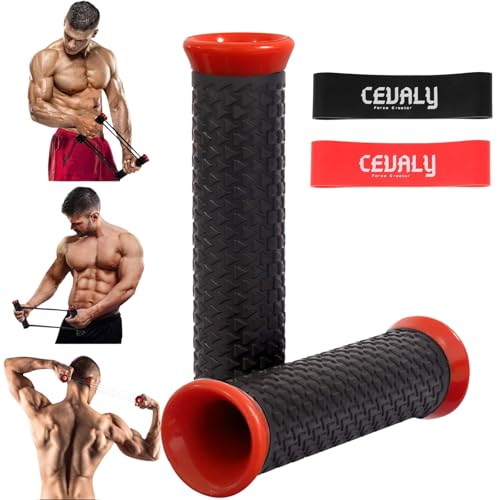 RipStick Workout Equipment Resistance and Strength Training for Shoulders, Back, Biceps (Red)