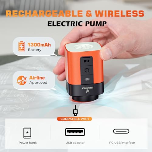 Image of TENWOLF 10 Combo Vacuum Storage Bags for Travel with Wireless Pump