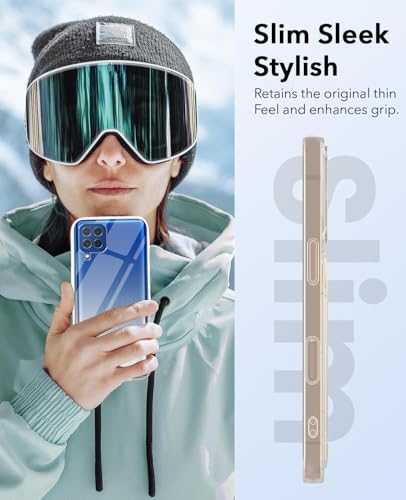 Image of Jkobi Lifetime Anti-Yellow Clear Back Cover Case for Samsung Galaxy M62 (Sleek Hard Crystal | Shockproof and Camera Protection)