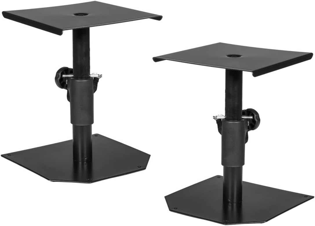 Omnitronic MOTI-1 Monitor Stand Mount for Studio Speaker Adjustable Pair DJ