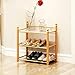 Regał na buty, naturalne drewno bambusowe, prosty regał na buty, organizer do przechowywania, wielofunkcyjny, regał na buty, domowy regał na buty (wymiary: 48 * 24 * 50 cm)