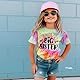 Big Sister Kinder T-Shirt Baby Ankündigung für Mädchen Top Sommer Kurzarm Kleinkind Hemd Niedliches Mädchen Tees Baumwolle Geschwister Kinderkleidung(Grünlich-gelb,4-5Jahre)