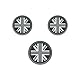 Für Mini Cooper R55 R56 R57 Cup Halter Silikon Pad Mini R55 R56 R57 Auto Cup Untersetzer, 3PCS rutschfeste Matte Untersetzer (Gray Jack)