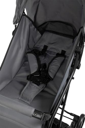 Mondotuo Passeggino Multifunzione Trolley Poupy Grigio Per Neonati Da 0 A 36 Mesi Con Schienale Reclinabile, Sistema Frenante E Cestinno Portaoggetti. - 9