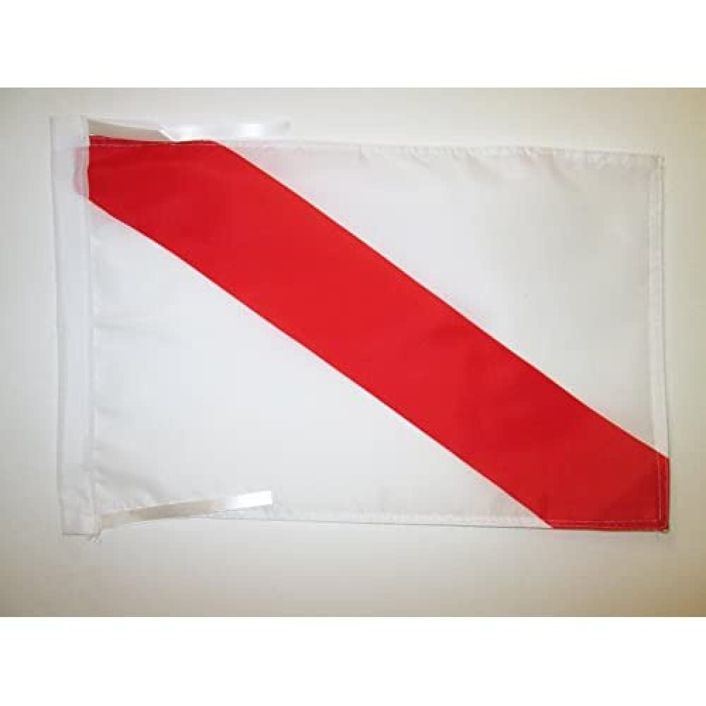 AZ FLAG - City of Strasbourg Flag - 18'' x 12'' - 100% Polyester Strasbourg Small Banner with Two Cords - Fade Resistant - Vivid Colors - 18x12 in - 45x30 Cm — image 1
