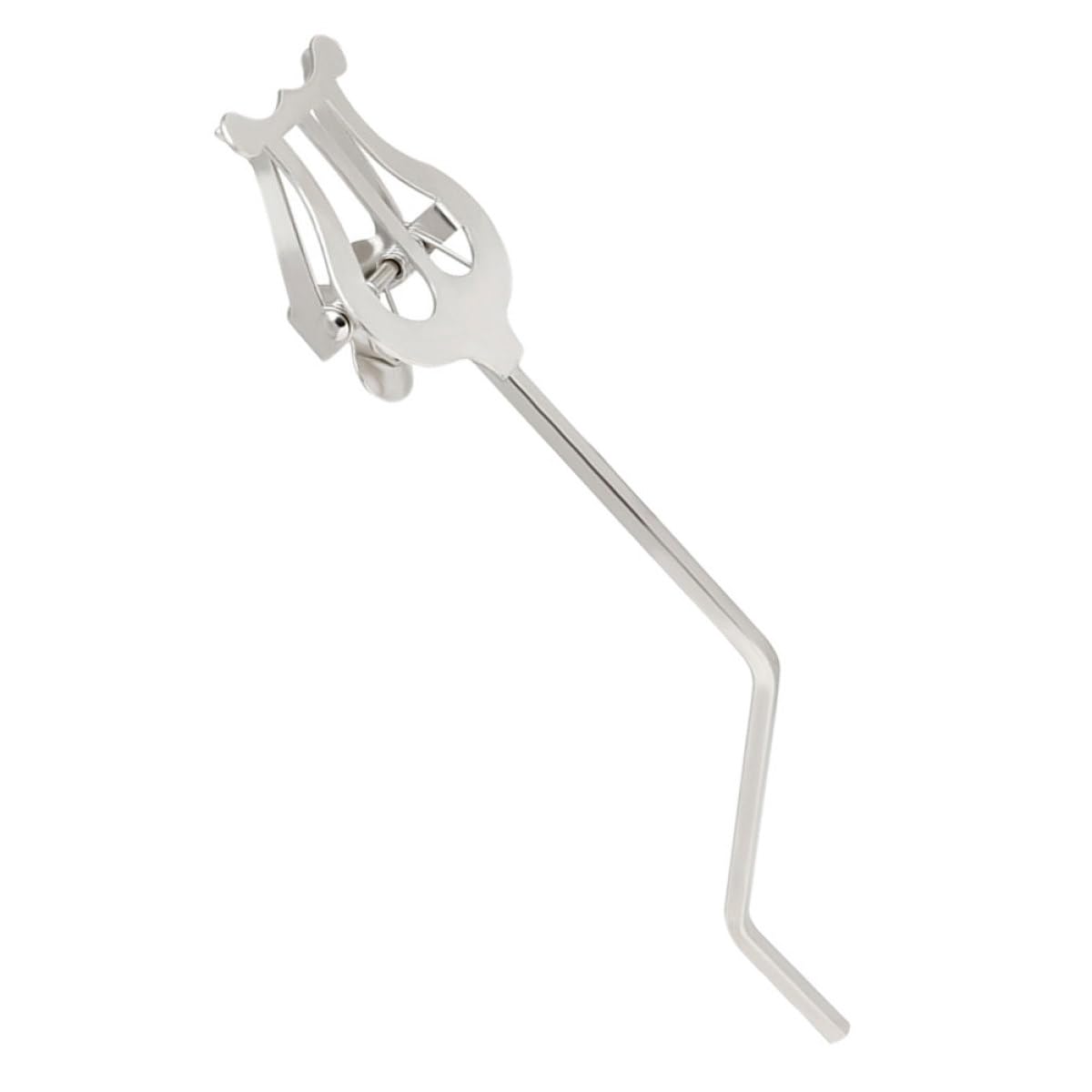 Clip Morsetto Regolabile in Ferro per Sassofono Compatto Argento per Spartiti e Conveniente per Supporto Musicale per Marce
