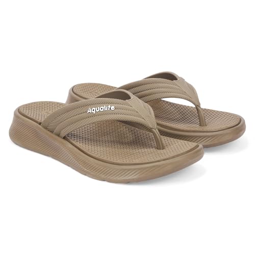 Image of Aqualite NEO-276 Men Slide Slippers with Comfotable EVA Sole Slip-On Flat Flip Flops, Sliders, Chappal & Comfort Insole Slipper for Men