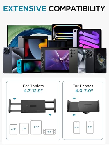 Innogear TPS01 Tablet Stand, Tablet Holder Adjustable Phone Holder Mount thumb #2